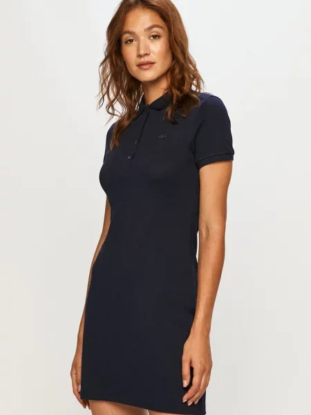 Sukienka Lacoste navy blue niebieska
