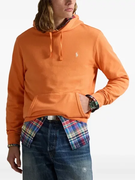 Briaunotas pusiau užtrauktukas zomšinės bokseriai Polo Ralph Lauren balta