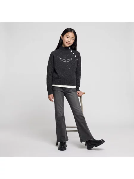 Pulover copii Zadig & Voltaire gri