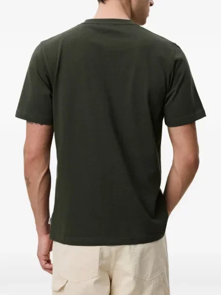 Tricou Les Deux cu imagine verde