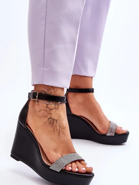 Kožené sandály Boto černé