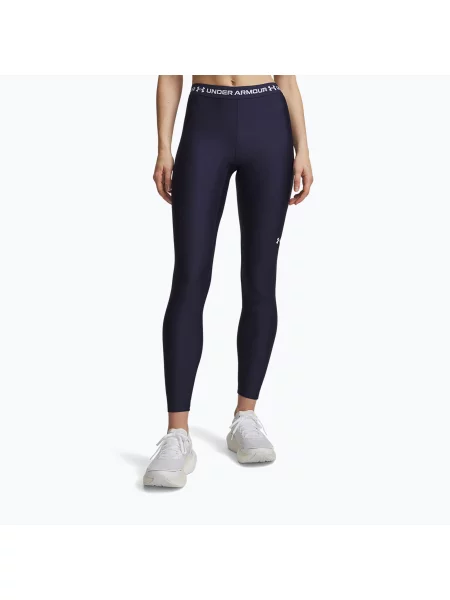Colanți de antrenament pentru femei Under Armour HeatGear Leggings midnight navy/white alb
