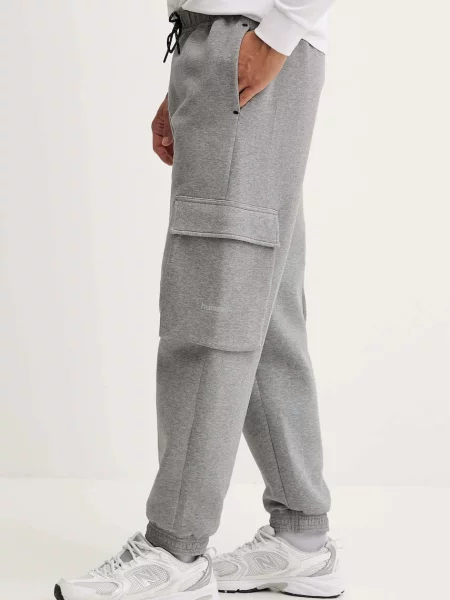 Спортивні штани Hummel однотонні сірий