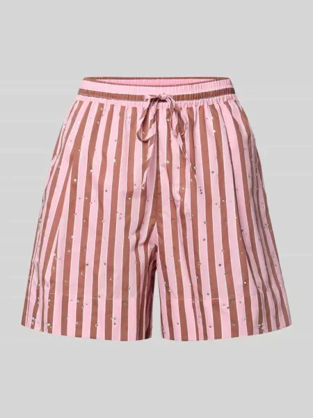 Szorty o kroju relaxed fit z mieszanki bawełny model JEEUW' Essentiel Antwerp