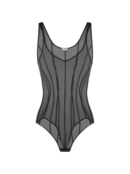 Body Elisabetta Franchi din tul negru