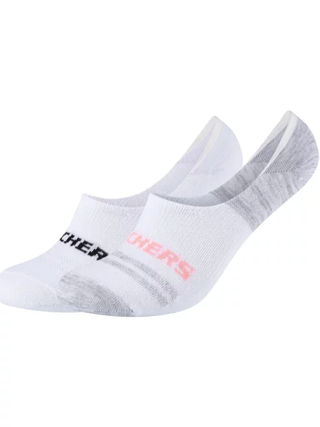 Mrežaste čarape Skechers bijela