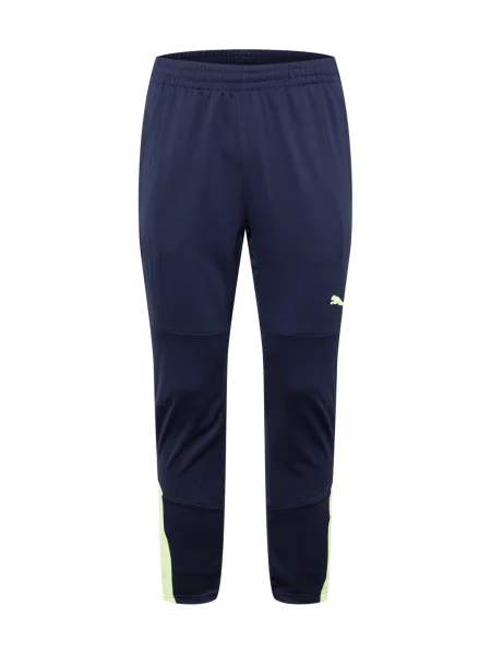 PUMA Športne hlače temno / neonsko rumena modra