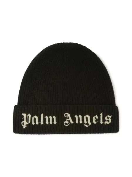 Czapka dziecięca Palm Angels czarna