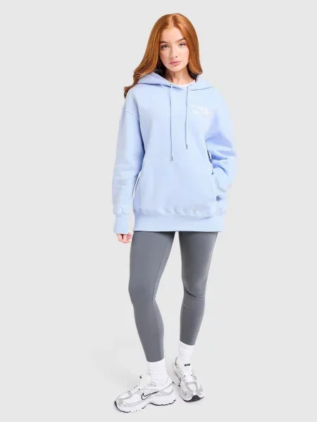 Nike Bluza Z Kapturem W Nsw Amm Phnx Flc Os niebieska
