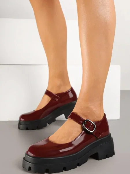 Pantofi casual Omela bordo