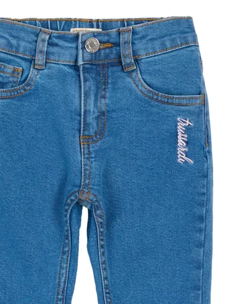 Jeansy dziecięce Trussardi niebieskie