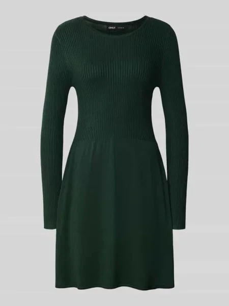 Sukienka lekko rozkloszowana z dzianiny z mieszanki model ‘ALMA’ Only