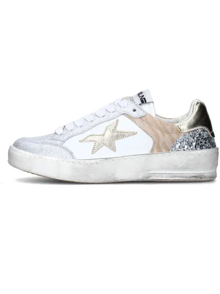 Pantofi Meline alb