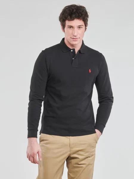 Polotričko Polo Ralph Lauren se síťovinou černé
