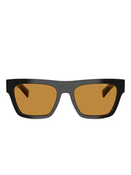 Kvadratne sunčane naočale Prada Eyewear crna