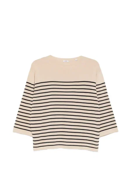 Top Aspesi cu dungi din jerseu