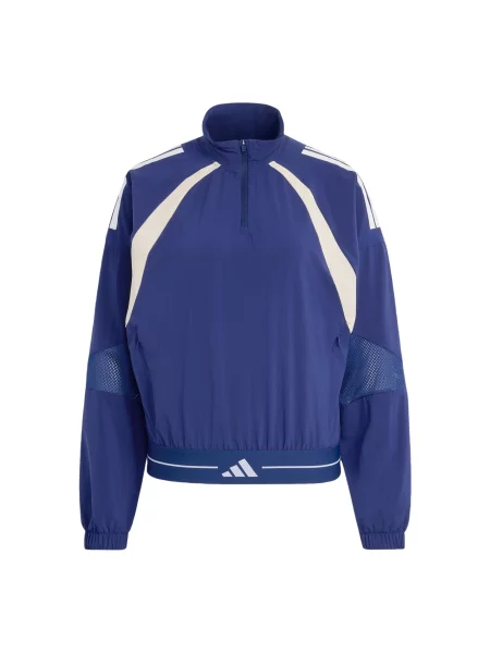 ADIDAS PERFORMANCE Sportovní bunda Hyperglam tmavě modrá přírodní bílá