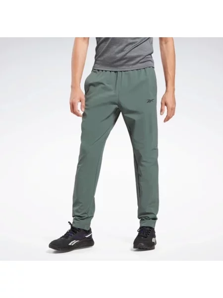 Pantaloni Reebok țesuți verde