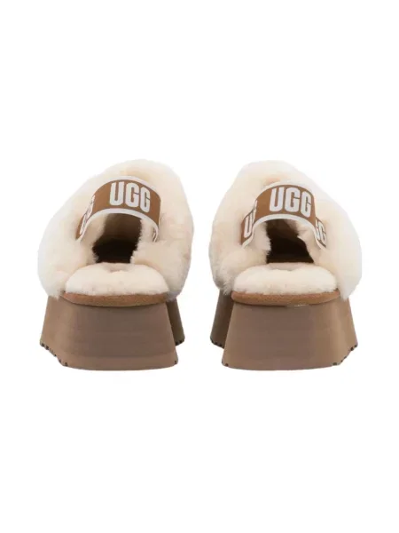 Trampki Ugg skórzane wsuwane beżowe