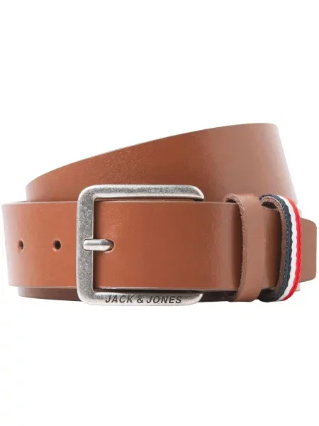 Pásek Jack&jones hnědý