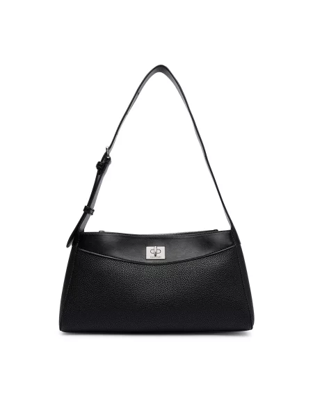 Torbica Calvin Klein Mix Media Shoulder Bag crna