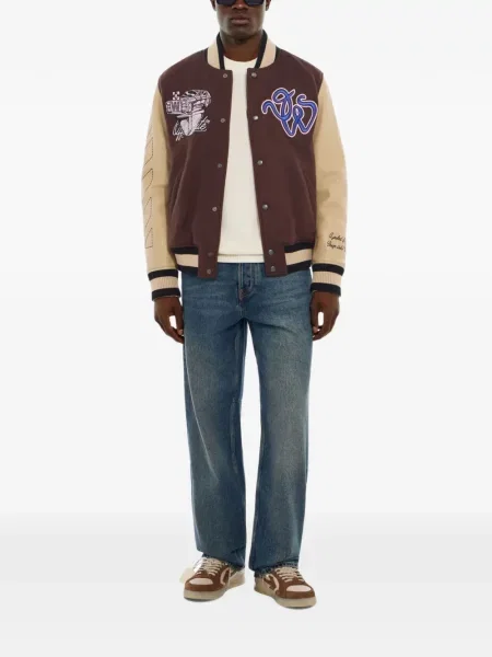 Geanta de piele Off-white alb