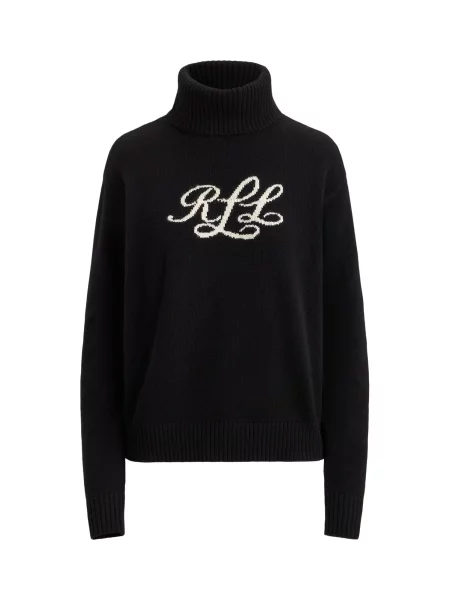 Lauren Ralph Lauren Pulover / alb negru