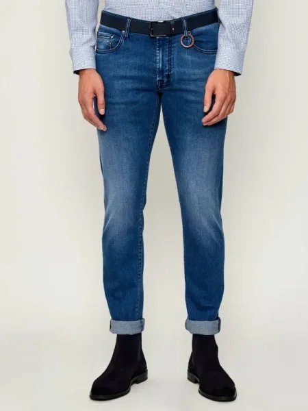 Tramarossa Blugi MICHELANGELO | stretch albastru