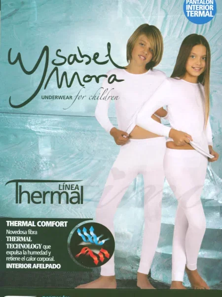 Дитяча термобілизна Ysabel Mora біла