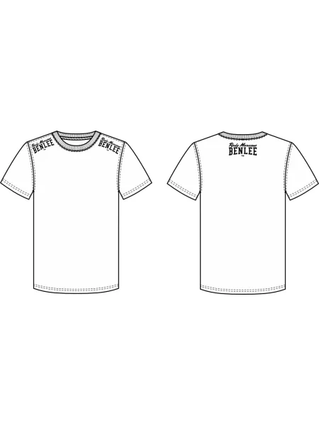 Tricou Benlee alb