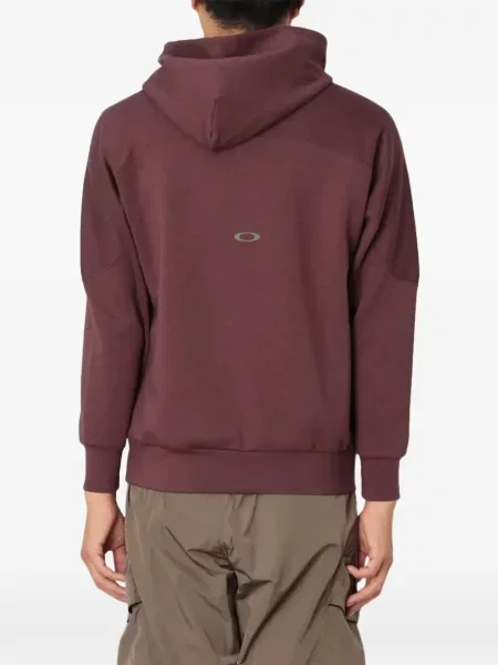 Hanorac cu glugă Oakley cu broderie retro cu cordon roșu