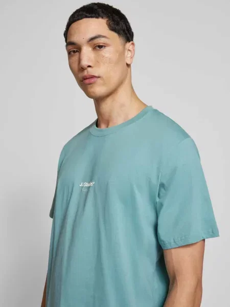 T-shirt z logo i okrągłym dekoltem Jack & Jones