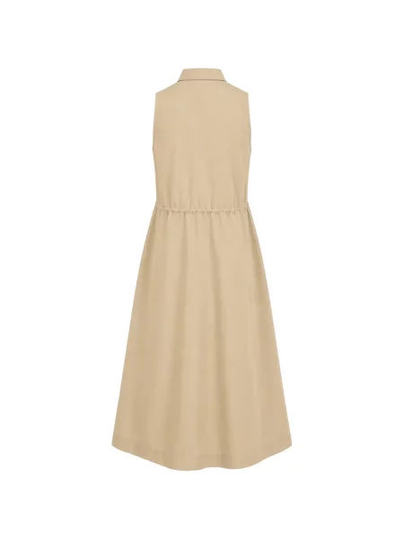 Rochie midi Boss fără mâneci cu cordon