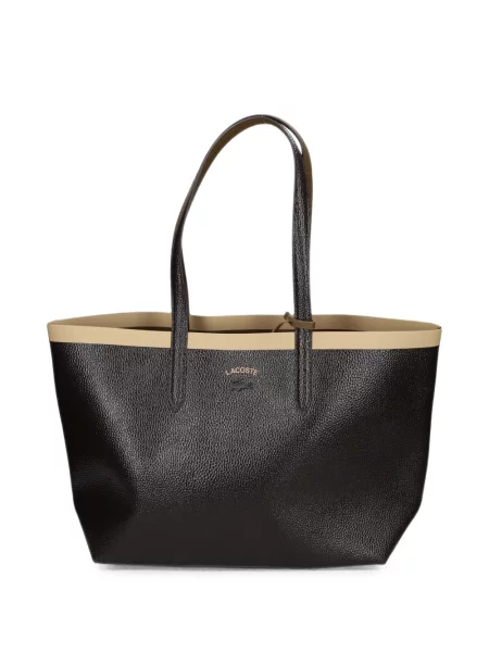 Geantă shopper Lacoste maro