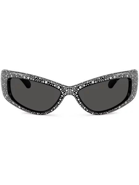 Ochelari de soare Swarovski de cristal negru