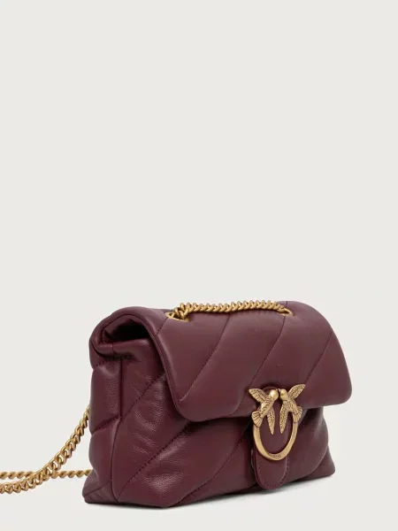 Geanta crossbody Pinko din piele roșu