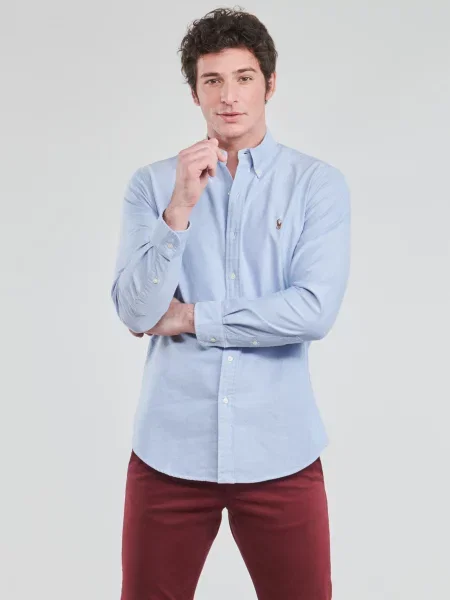 Polo Ralph Lauren Košulja Cupdppcs Custom Fit plava