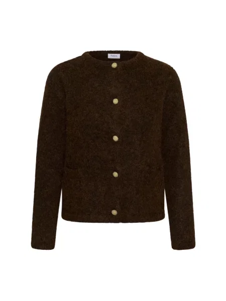 Dzianinowy sweter Saint Tropez brązowy