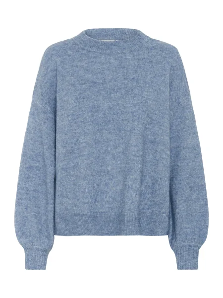 Kaffe Svetr Luca melír modrý
