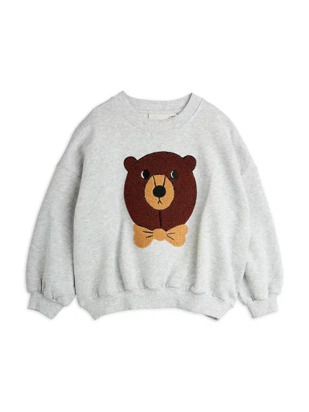 Mini Rodini Dětská mikina Bear šedá