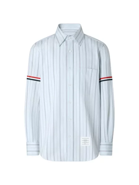 Cămașă Thom Browne cu dungi albastru