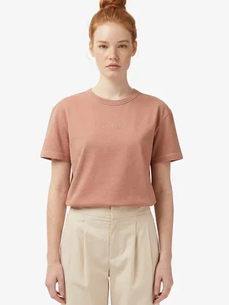 Футболка Lacoste коричнева