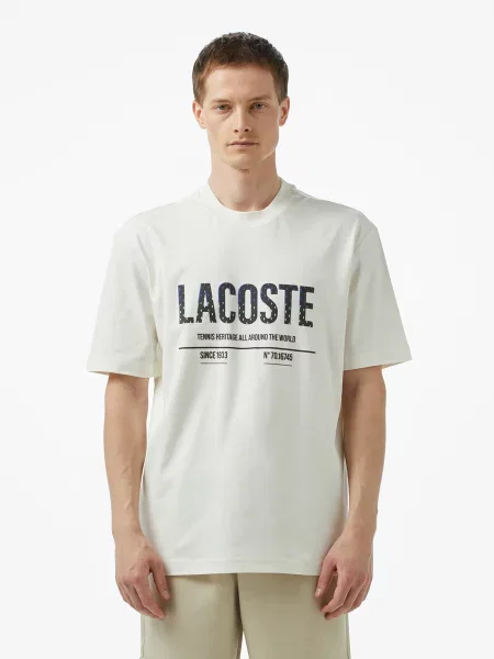 Футболка Lacoste білий