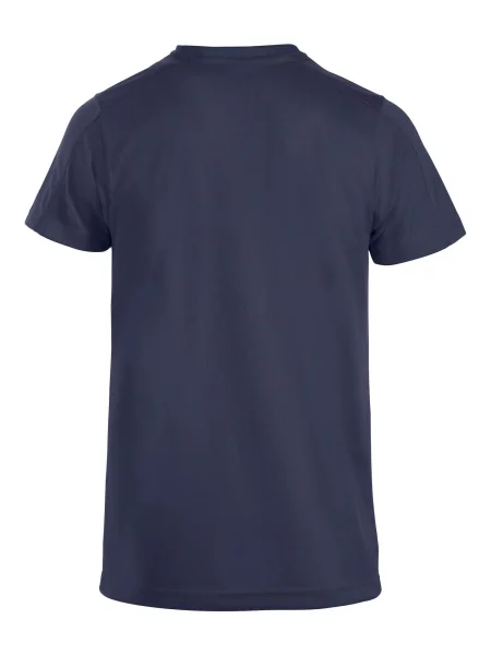 Clique T-shirt Ice-T z oddychającego materiału – dark navy niebieska