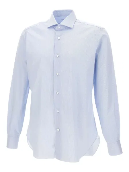 Pruhovaná dlouhá košile Barba modrá