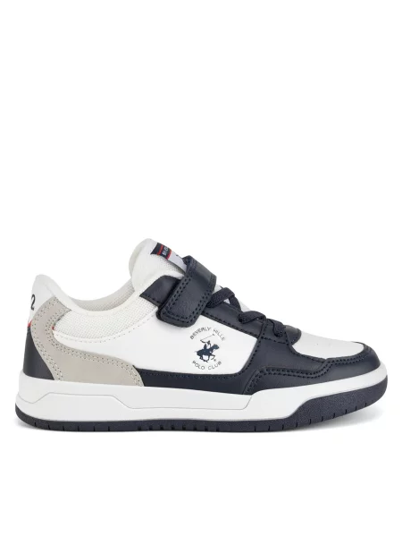 Sneakersy Beverly Hills Polo Club biela