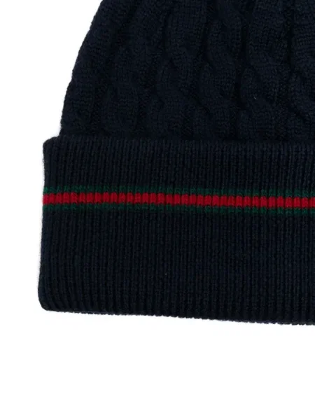 Dětské čepice Gucci modrý