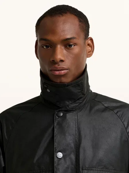 Barbour Kabát Bedale S Odnímatelnou Kapucí tmavě zelená