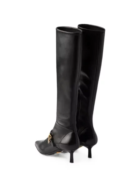 Botine Prada din piele negru