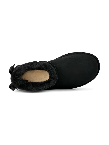 Замшевые сапоги Ugg с бантом